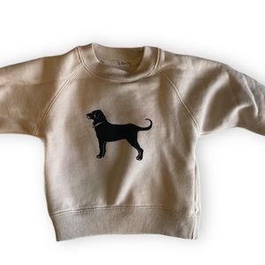 The Black Dog baby pink sweatshirt